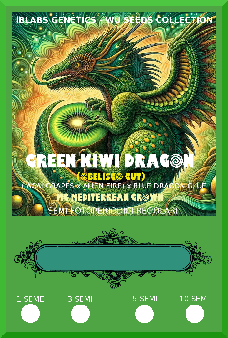 Green Kiwi Dragon